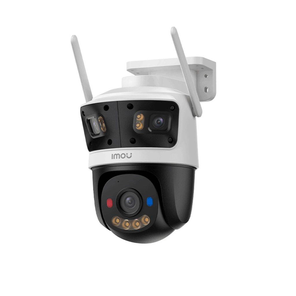 CAMARA IMOU IP CRUISER TRIPLE 11MP,2 LENTES FIJOS 3MP X PT 5MP,WIFI,SMART COLOR IPC-S7UN-11M0WED