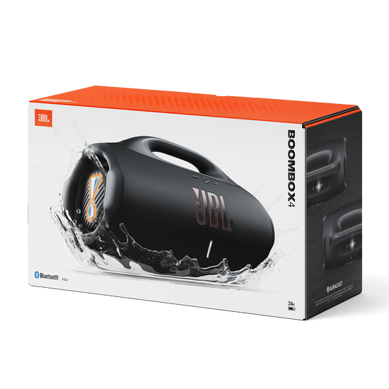 PARLANTE JBL BOOMBOX 4 130W RMS BLUETOOTH PRUEBA DE AGUA JBLBOOMBOX4BLKAM NEGRO