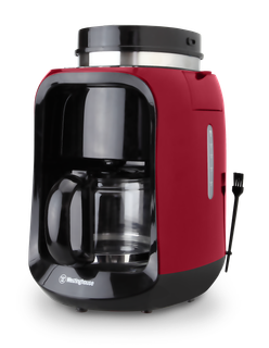 Westinghouse cafetera con moledor café 2 en 1 roja - WKCM256